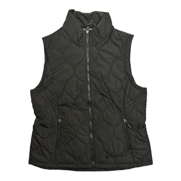Free Country FreeCycle Lightweight Warmth Synthetic Fill Quilted Vest (Black, L) - Picture 3 of 5